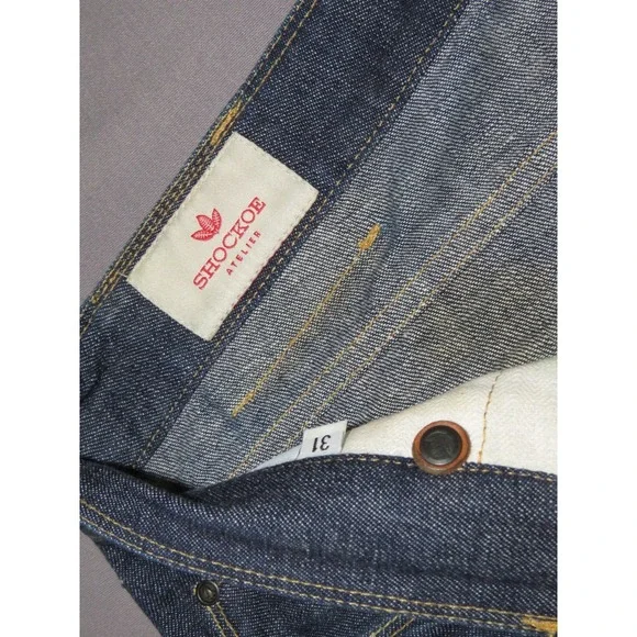 SHOCKOE ATELIER Medium Wash SELVEDGE Slim DIXON Jeans‎ Men's 31 X 33